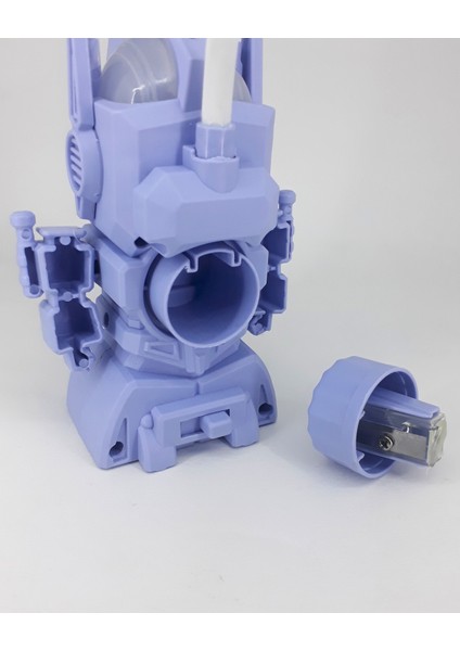 Işıklı Şarjlı Kalemtraşlı Robot Mavi Masa Lambası indirimleri