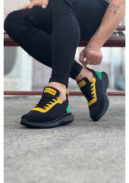 LISINYA947 CZ063 Kömür Füme Triko Erkek Spor Ayakkabı - 437167-1453