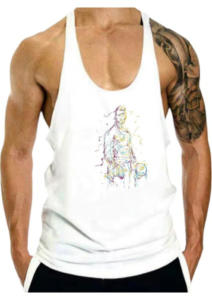 Fitness Gym Tank Top Sporcu Atleti