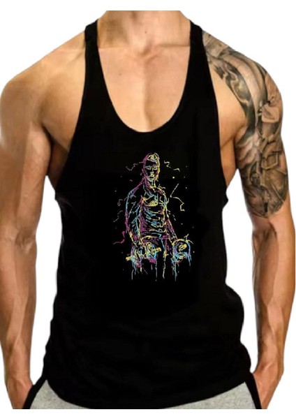 Fitness Gym Tank Top Sporcu Atleti