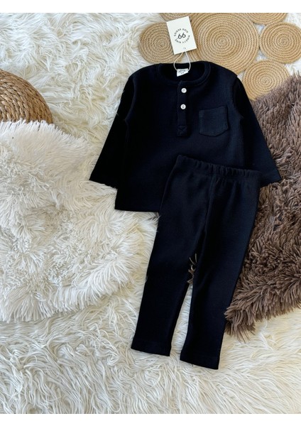 Bebek&çocuk Unisex Siyah Kırmızı Mavi Yeşil Renk Alt Üst Takım