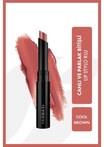 Lip Stylo Ruj Cool Brown