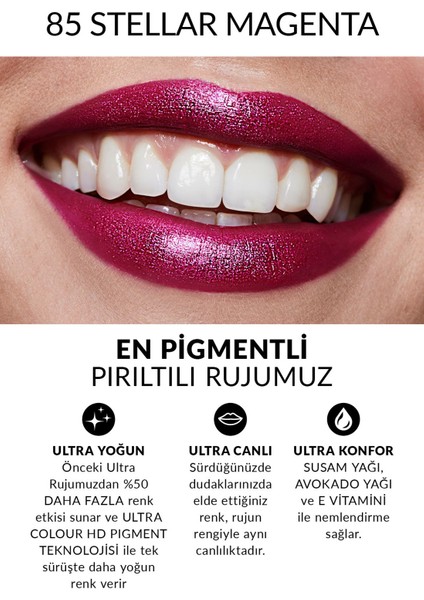Ultra Pırıltılı Ruj - Stellar Magenta fiyatları