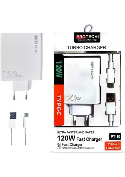120 Watt Hızlı Şarj Aleti Turbo Type-C modelleri