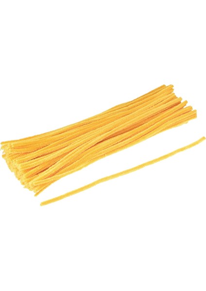25'li Sarı Renkli Şönil, Eğitici Şönil Seti, Tüylü Tel, 30 Cm, Peluş Tel fiyatları