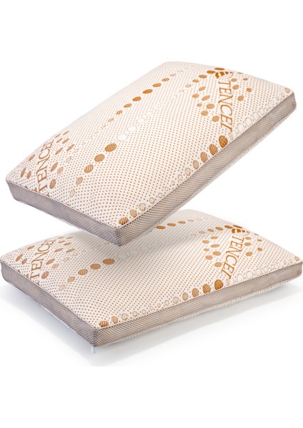 2 Adet Tencel Klimalı Yastık,Klimalı Yastık