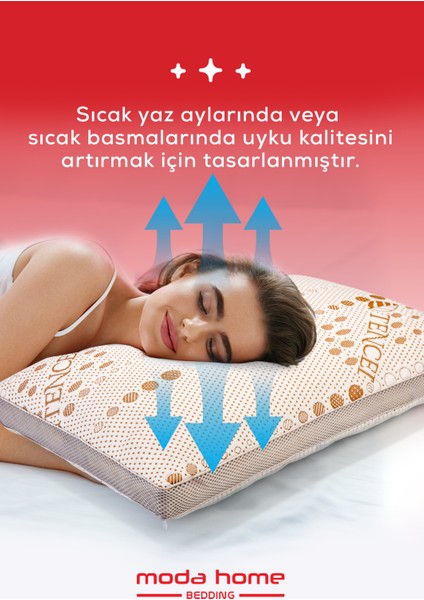 2 Adet Tencel Klimalı Yastık,Klimalı Yastık modelleri