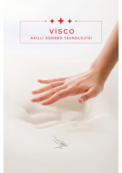 Visco Comfy Çocuk Yastığı Mavi, Visco Yastık, Ortopedik Yastık
