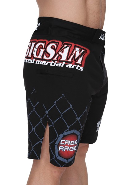 Yırtmaçlı Baskılı Mma Dövüşçü Şortu Big Sam 1316