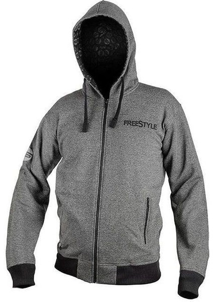 Spro Freestyle Gri x Bk Kapüşonlu - L