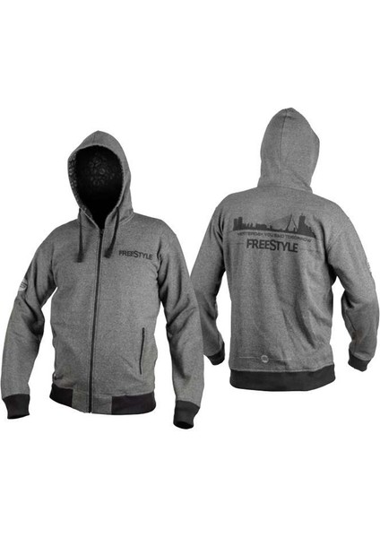 Spro Freestyle Gri x Bk Kapüşonlu - L modelleri