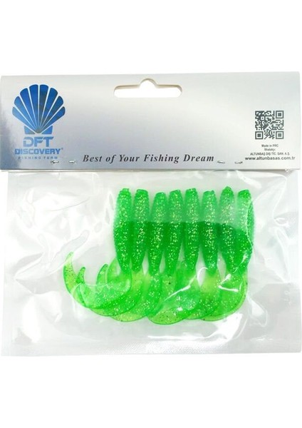 Sasi 7,5 cm 2,6 G Iğnesiz Renk:yeşil Simli 1/8 modelleri