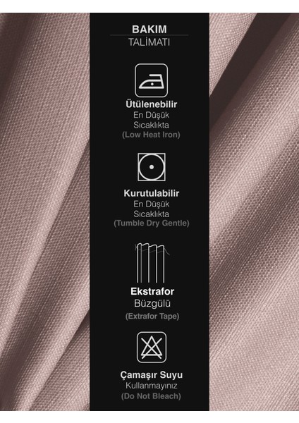 Soft Pembe Pileli Keten Dokulu Fon Perde fırsatları