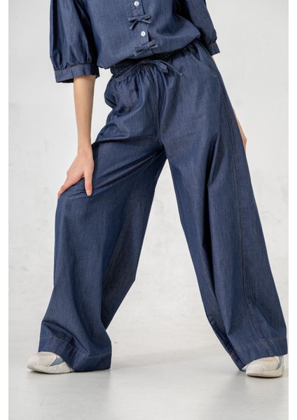 Kız Çocuk Lastikli Kot Pantolon 2206 modelleri