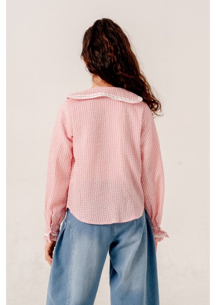 Kız Çocuk Su Taşlı Gömlek T-Shirt Ikili Takım 1805 modelleri