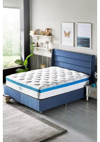 Niron Dry Touch Tek Kişilik Paket Yaylı Lüks Full Ortopedik Yatak 80X180 cm