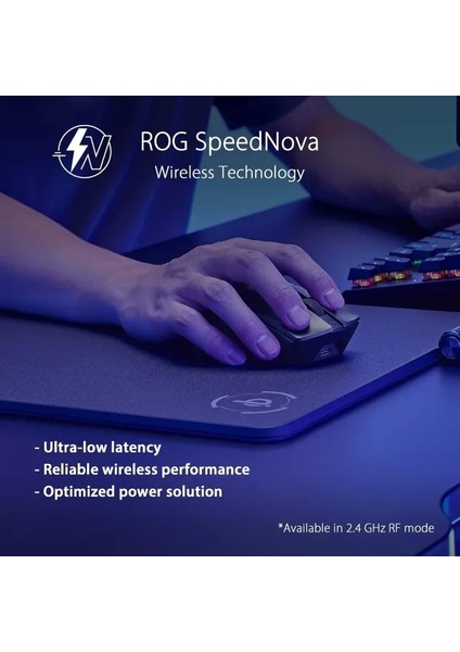 Rog Gladius Iıı Aimpoint Kablosuz Oyuncu Mouse Black Wireless