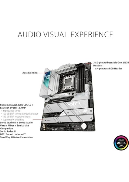 Rog Strix X670E-A Gaming Wifi Ddr5 Am5 Soket Anakart Rog X670E-A|WIFI 6e