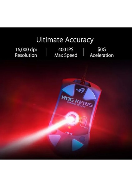 Rog P513 Keris Rgb Oyuncu Mouse Keris (Wired) fiyatları