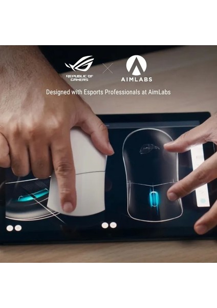 Rog Harpe Ace Aim Lab Edition Kablosuz Gaming Mouse Beyaz Harpe indirimleri