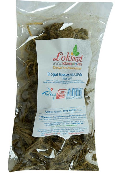 Kediotu Kökü Doğal 100 gr Paket modelleri