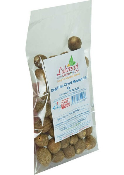 Hint Cevizi Muskat Küçük Hindistan Cevizi Doğal 100 gr Paket fırsatları