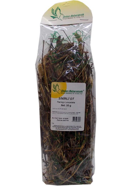 Sinirli Yaprak Otu Sinirli Ot Doğal 50 gr Paket