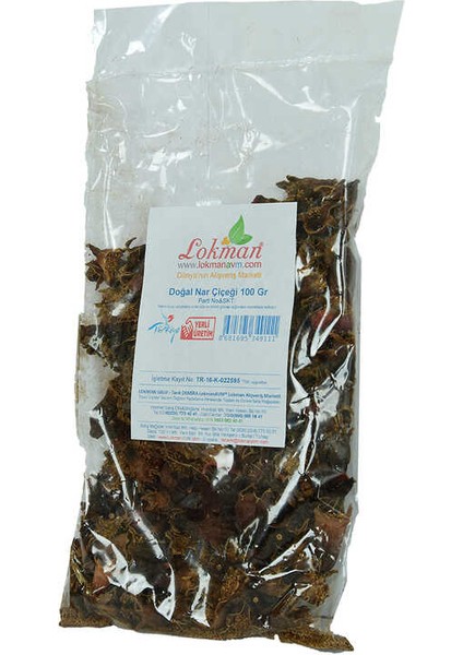 Nar Çiçeği Doğal 100 gr Paket modelleri