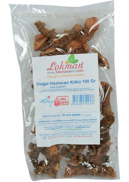 Havlucan Kökü Doğal 100 gr Paket fiyatları