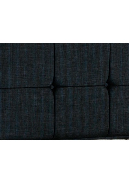 Notte 90x200 Tek Kişilik Lüks Baza ve Başlık Seti Kaydırmaz Kumaşlı