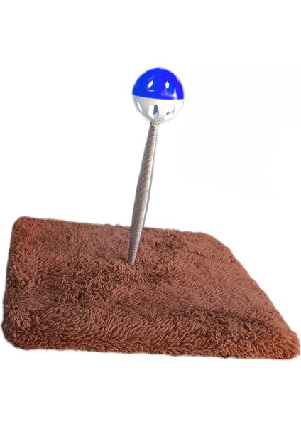 Yaylı Toplu Hacıyatmaz Kedi Aktivite Oyuncağı 16-20 cm Kahverengi modelleri