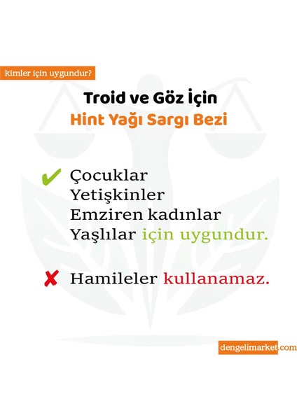 Tiroid ve Göz Sargı Bezi * Detox * Tekrar Kullanılabilir |%100 Sızdırmaz
