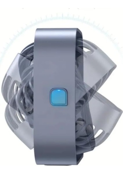 Yerde Serin ve Rahat Kalın: 3 Hız ve 360 ° Sessiz Çalışma ile Taşınabilir USB Masa Fanı