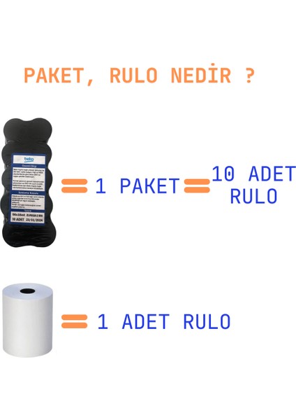 X30 Tr Yazarkasa Rulosu ( 1 Paket - 10 Adet )