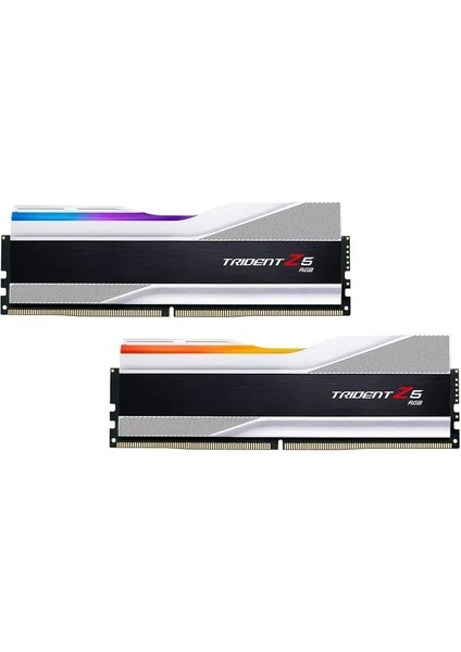 G.skıll Trident Z5 Rgb Serisi (Intel Xmp 3.0) Ddr5 Ram 32GB (2X16GB) 7200MT/S Sliver