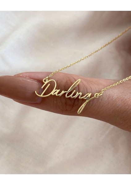 Has Altın Kaplama Darling 925K Kolye