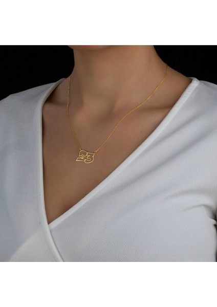 925 Ayar Gümüş Numara Kolye fiyatları