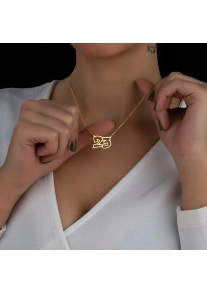 925 Ayar Gümüş Numara Kolye fırsatları