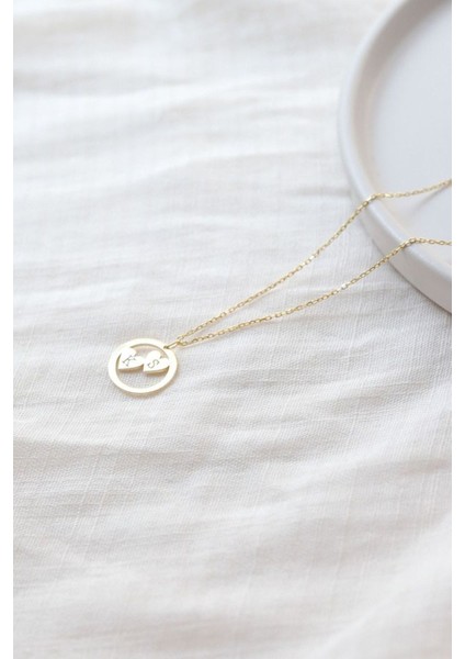 925 Ayar Gümüş Çift Harf Kolye modelleri