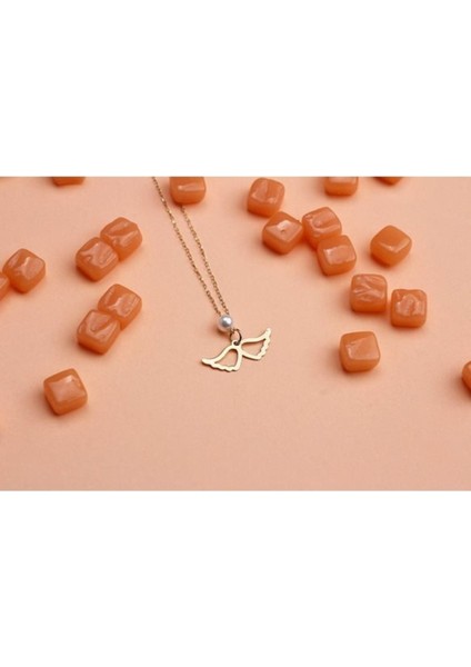 Has Altın Kaplama Melek 925K Kolye modelleri