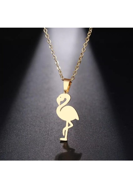 925 Ayar Gümüş Flamingo Kolye