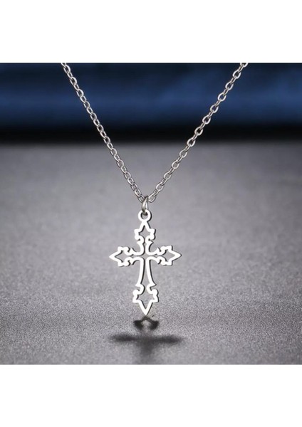 925 Ayar Gümüş Kemik Model Vintage Kolye