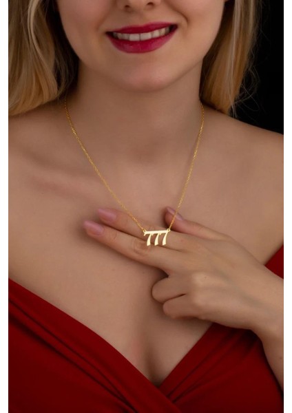 925 Ayar Gümüş Melek Rakamı Kolye fiyatları