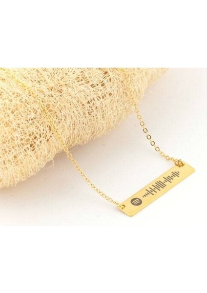 Has Altın Kaplama Yatay Spotify 925K Kolye fiyatları