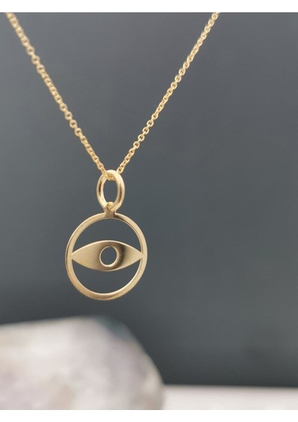 Has Altın Kaplama Nazar 925K Kolye fiyatları