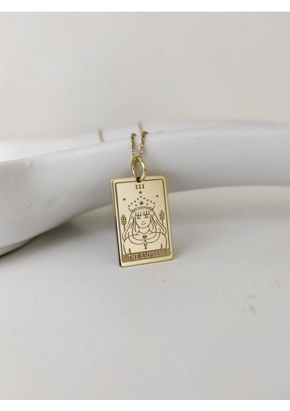 Has Altın Kaplama The Empress Tarot 925K Kolye fiyatları