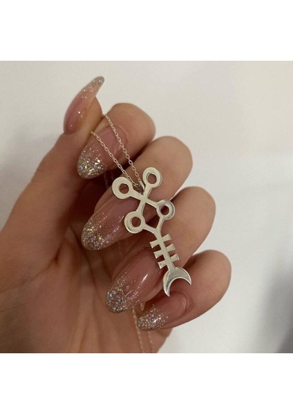 925 Ayar Gümüş Sirius Yıldızı Sembol Kolye