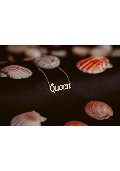 925 Ayar Gümüş Queen Kolye modelleri