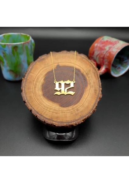 925 Ayar Gümüş Numara Kolye