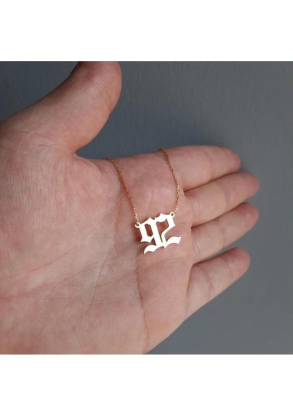 925 Ayar Gümüş Numara Kolye fiyatları